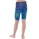 Amazing Peacock Kids  Mid Length Swim Shorts View2