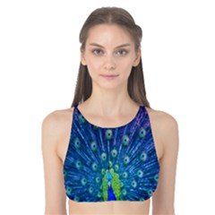 Amazing Peacock Tank Bikini Top by Simbadda