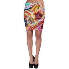 Colourful Abstract Background Design Bodycon Skirt by Simbadda