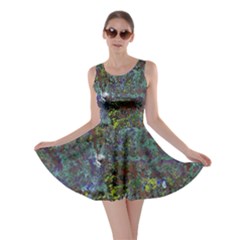 Stone Paints Texture Pattern Skater Dress by Simbadda