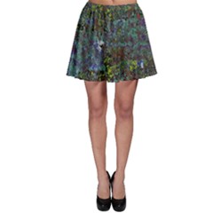 Stone Paints Texture Pattern Skater Skirt by Simbadda