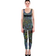 Stone Paints Texture Pattern Onepiece Catsuit by Simbadda