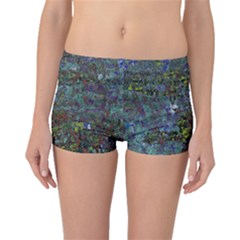 Stone Paints Texture Pattern Boyleg Bikini Bottoms by Simbadda