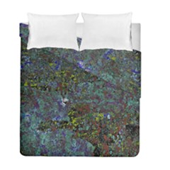 Stone Paints Texture Pattern Duvet Cover Double Side (full/ Double Size) by Simbadda