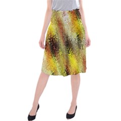 Multi Colored Seamless Abstract Background Midi Beach Skirt by Simbadda