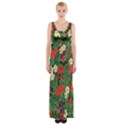 Berries And Leaves Maxi Thigh Split Dress View1