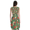 Berries And Leaves Sleeveless Chiffon Dress   View2