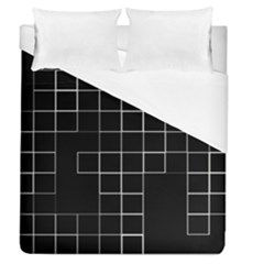 Abstract Clutter Duvet Cover (queen Size) by Simbadda