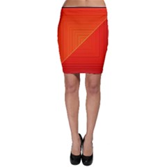 Abstract Clutter Baffled Field Bodycon Skirt by Simbadda