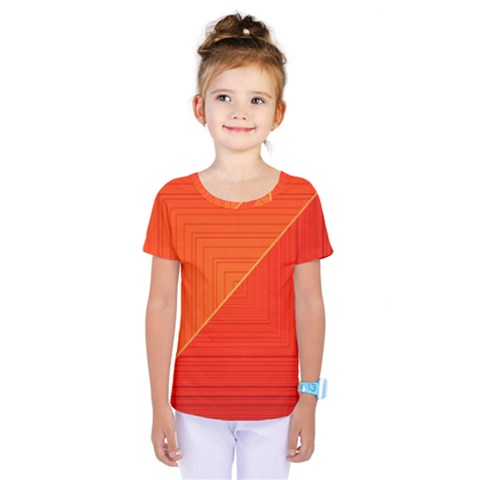 Abstract Clutter Baffled Field Kids  One Piece Tee by Simbadda