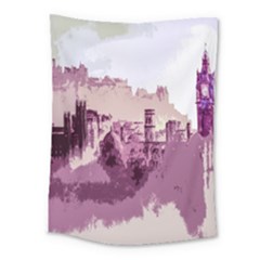 Abstract Painting Edinburgh Capital Of Scotland Medium Tapestry by Simbadda