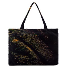 Abstract Background Medium Zipper Tote Bag