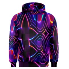 Rainbow Abstract Background Pattern Men s Pullover Hoodie by Simbadda