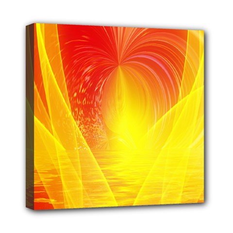 Realm Of Dreams Light Effect Abstract Background Mini Canvas 8  X 8  by Simbadda