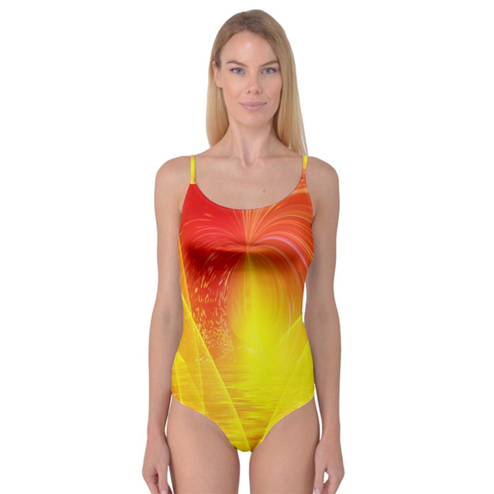 Realm Of Dreams Light Effect Abstract Background Camisole Leotard 