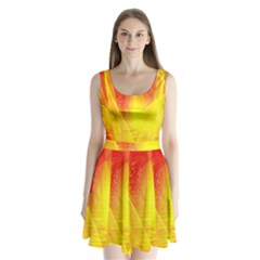 Realm Of Dreams Light Effect Abstract Background Split Back Mini Dress  by Simbadda