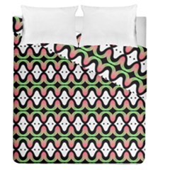 Abstract Pinocchio Journey Nose Booger Pattern Duvet Cover Double Side (queen Size) by Simbadda