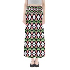 Abstract Pinocchio Journey Nose Booger Pattern Maxi Skirts by Simbadda