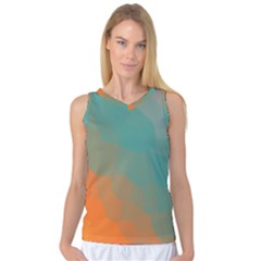 Abstract Elegant Background Pattern Women s Basketball Tank Top