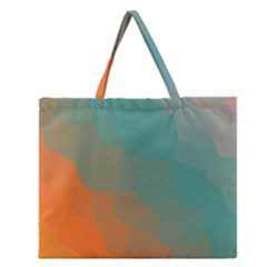 Abstract Elegant Background Pattern Zipper Large Tote Bag by Simbadda