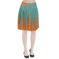 Abstract Elegant Background Pattern Pleated Skirt by Simbadda