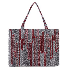 Abstract Geometry Machinery Wire Medium Zipper Tote Bag