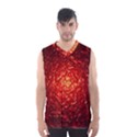 Abstract Red Lava Effect Men s Basketball Tank Top View1