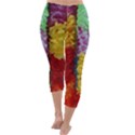 Colorful Hawaiian Lei Flowers Capri Winter Leggings  View4