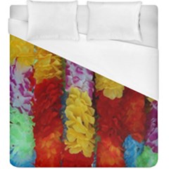 Colorful Hawaiian Lei Flowers Duvet Cover (king Size)