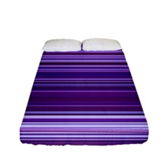 Stripe Colorful Background Fitted Sheet (full/ Double Size)