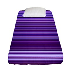 Stripe Colorful Background Fitted Sheet (single Size) by Simbadda