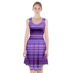 Stripe Colorful Background Racerback Midi Dress by Simbadda