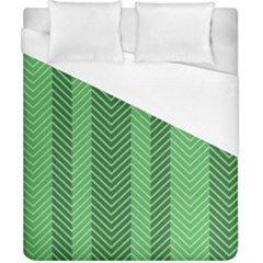 Green Herringbone Pattern Background Wallpaper Duvet Cover (california King Size)