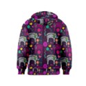 Colorful Elephants Love Background Kids  Pullover Hoodie View2