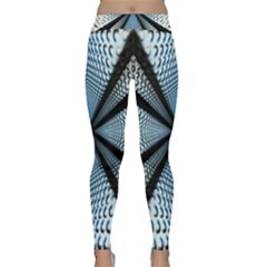 Dimension Metal Abstract Obtained Through Mirroring Classic Yoga Leggings by Simbadda