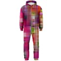 Background Abstract Weave Of Tightly Woven Colors Hooded Jumpsuit (Men)  View1