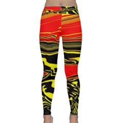 Abstract Clutter Classic Yoga Leggings by Simbadda