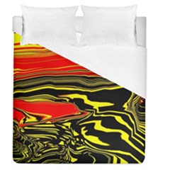 Abstract Clutter Duvet Cover (queen Size) by Simbadda