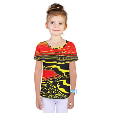 Abstract Clutter Kids  One Piece Tee by Simbadda