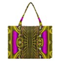 Fractal In Purple And Gold Medium Tote Bag View1