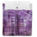 Purple Wave Abstract Background Shades Of Purple Tightly Woven Duvet Cover Double Side (Queen Size) View1