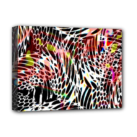 Abstract Composition Digital Processing Deluxe Canvas 16  X 12   by Simbadda