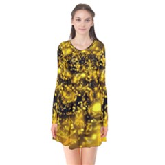 Vortex Glow Abstract Background Flare Dress