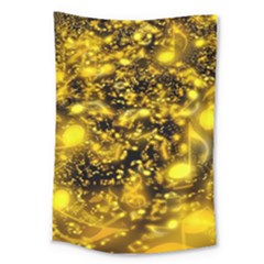 Vortex Glow Abstract Background Large Tapestry