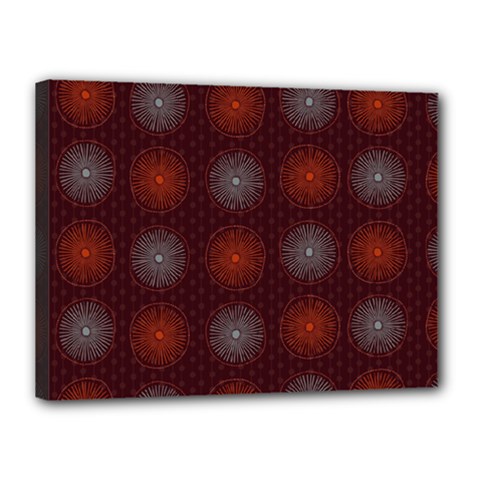 Abstract Dotted Pattern Elegant Background Canvas 16  X 12  by Simbadda