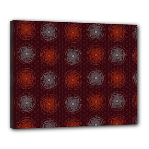 Abstract Dotted Pattern Elegant Background Canvas 20  X 16  by Simbadda