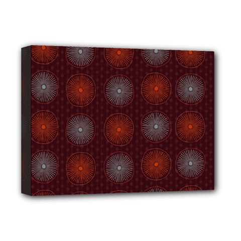 Abstract Dotted Pattern Elegant Background Deluxe Canvas 16  X 12   by Simbadda