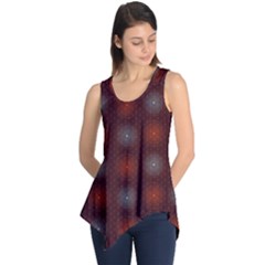 Abstract Dotted Pattern Elegant Background Sleeveless Tunic by Simbadda