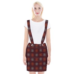 Abstract Dotted Pattern Elegant Background Suspender Skirt