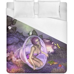 Wonderful Fairy In The Wonderland , Colorful Landscape Duvet Cover (california King Size) by FantasyWorld7